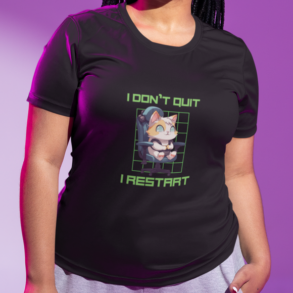 'I Don't Quit, I  Restart' Short-Sleeve Unisex T-Shirt