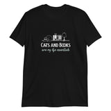 'Cats & Books' Short-Sleeve Unisex T-Shirt