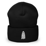 'Boo' Cuffed Cute Ghost Halloween Beanie Hat