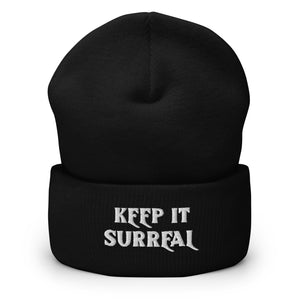 'Keep it Surreal' Alt Winter Cuffed Beanie Hat